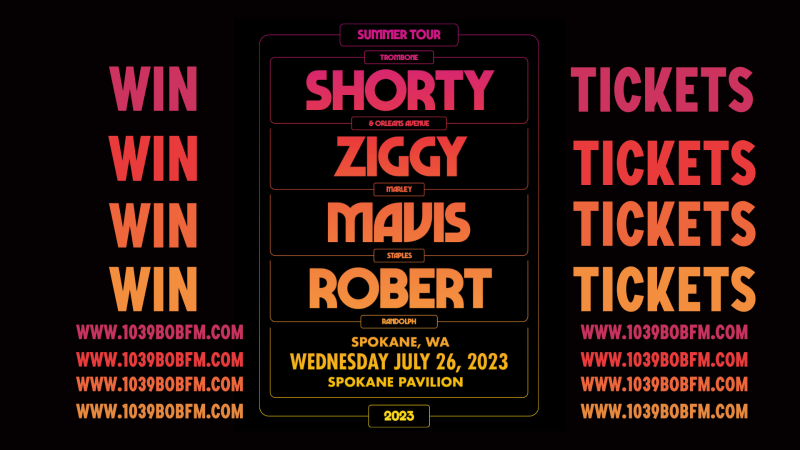 Trombone Shorty Ziggy Marley July 26th Spokane Pavilion Enter To Win.