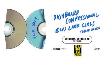 Dashboard Confessional at The Podium October 12th