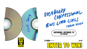 Enter To Win For Dashboard Confessional at the Podium on October 12th